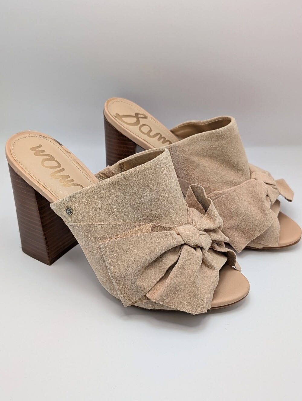 Sam Edelman Yumi Bow Mule Heels Sandals